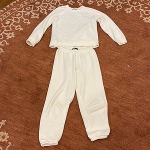 Jenni Kayne Saturday Sweat Set - small - cream